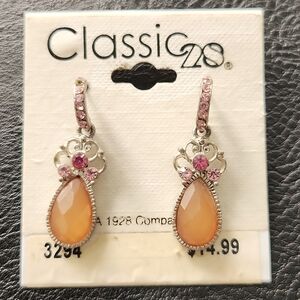 Classic 1928 pierced dangle earrings